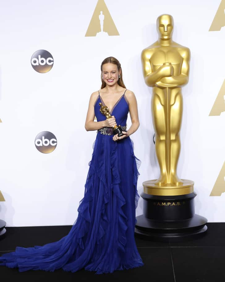 Brie Larson's Real Size: Height, Weight, Measurements & More 6 Brie Larson at the Annual Academy Awards