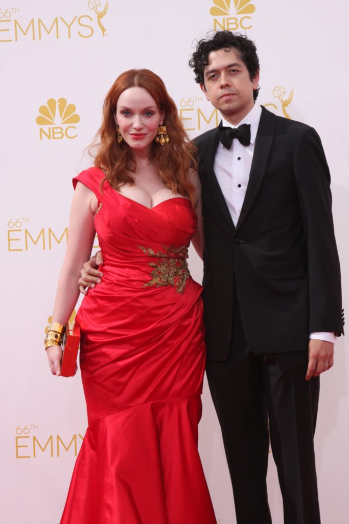 Christina Hendricks, Geoffrey Arend at Primetime Emmy Awards