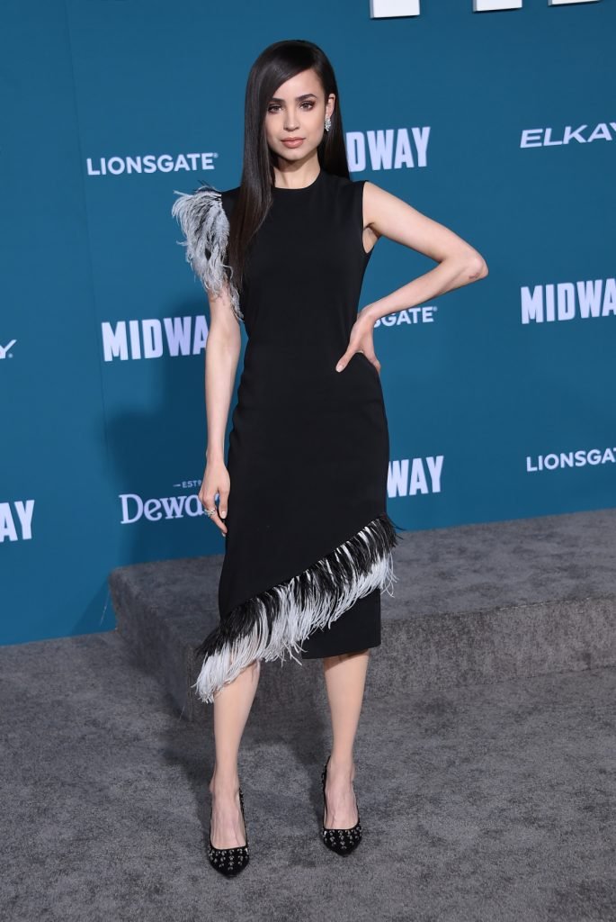 Sofia Carson at the Midway World Premiere