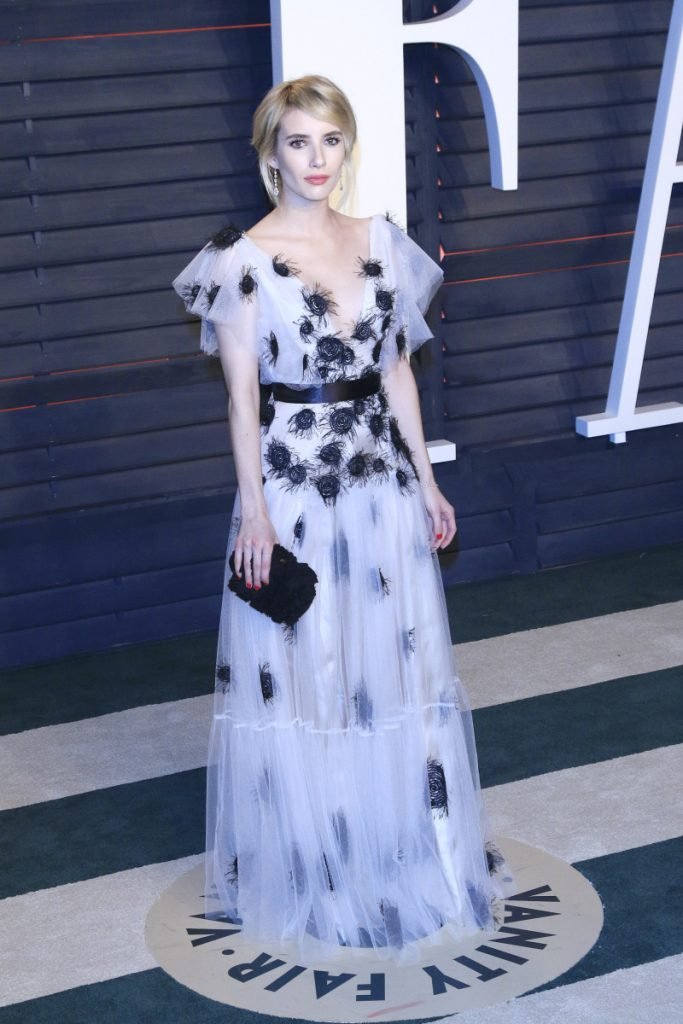 Emma Roberts at the Vanity Fair Oscar Party