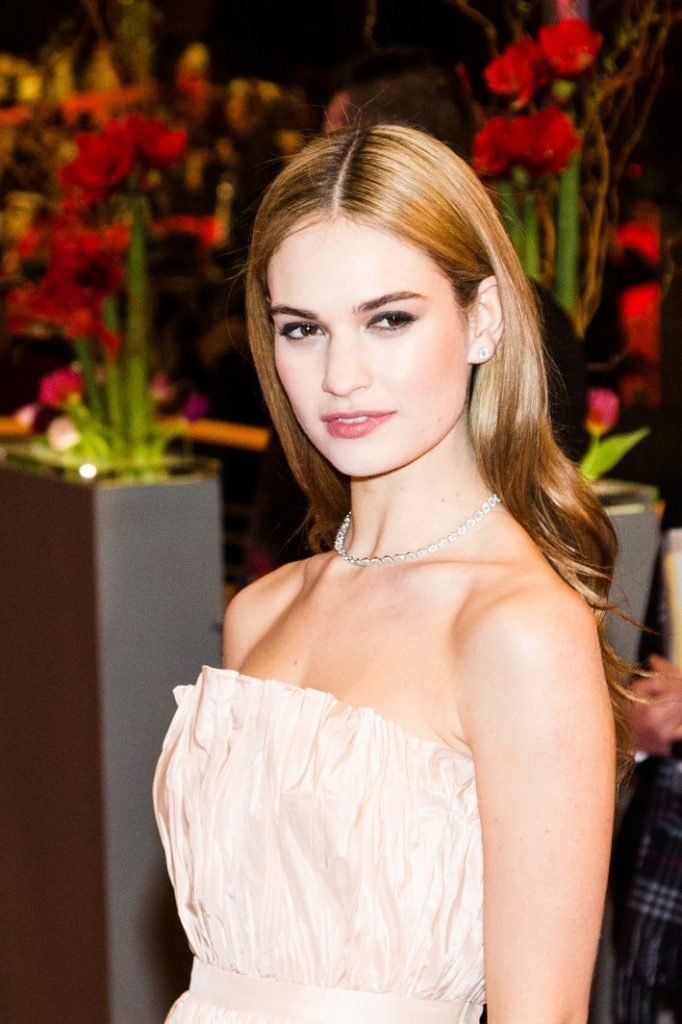 Lily James' Age, Height, Weight, Biography, Relationships & More 4 Lily James at the Cinderella Premiere
