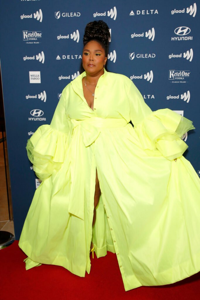 What Size is Lizzo? Her Height, Weight, Measurements & More 3 Lizzo at Annual GLAAD Media Awards