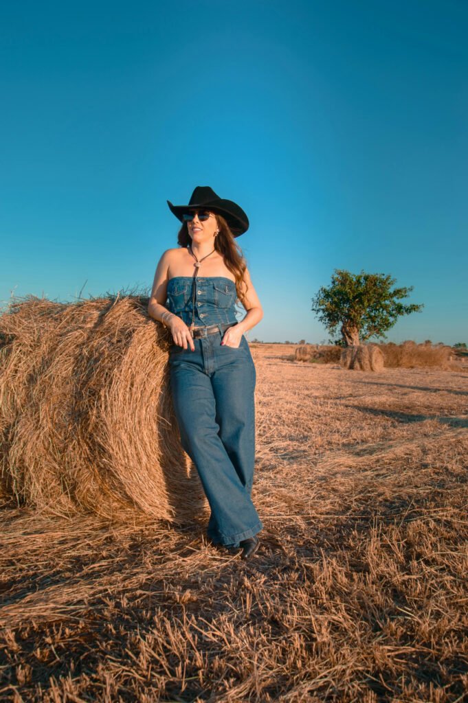 All Denim Rodeo Outfit
