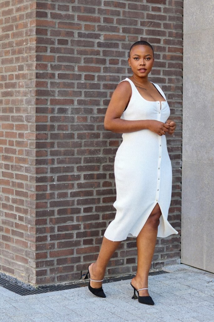 All White Outfits for Black Women (1)