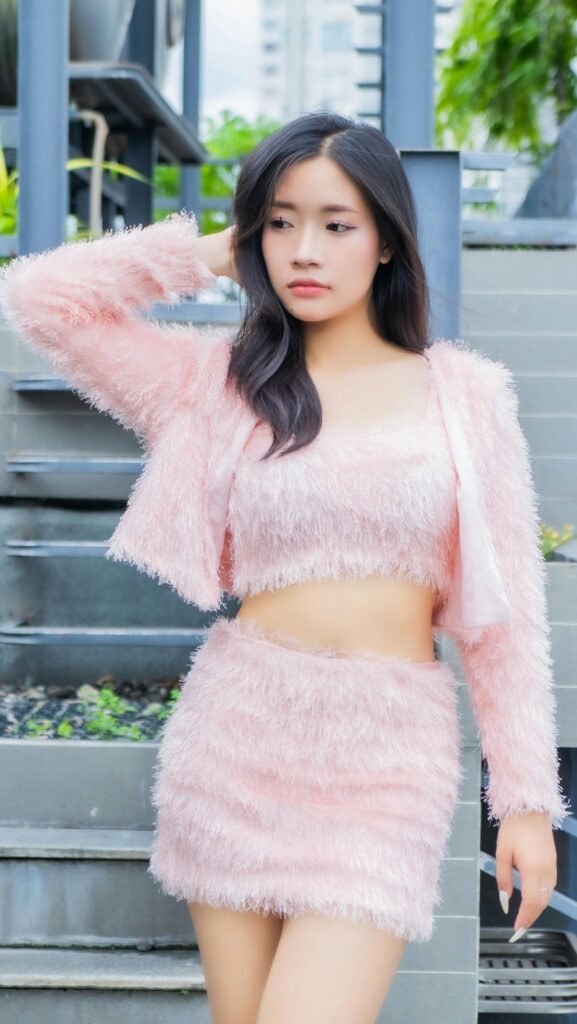 Cute Pink Outfit For School