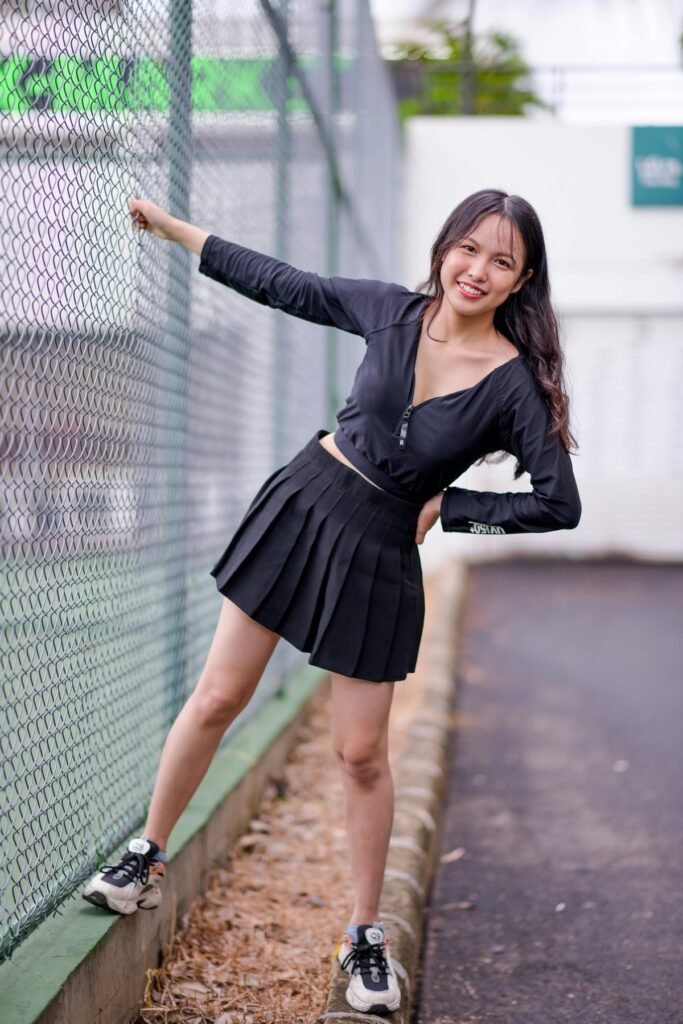 Cute Tennis Skirt Outfit (1)
