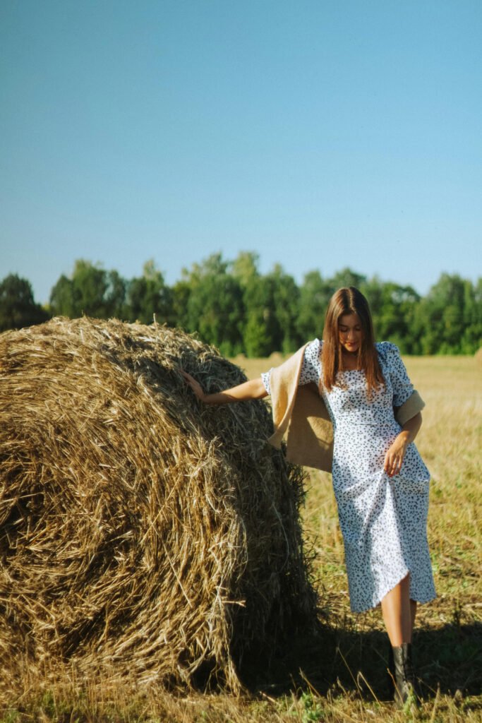 Elegant Pumpkin Patch Dress