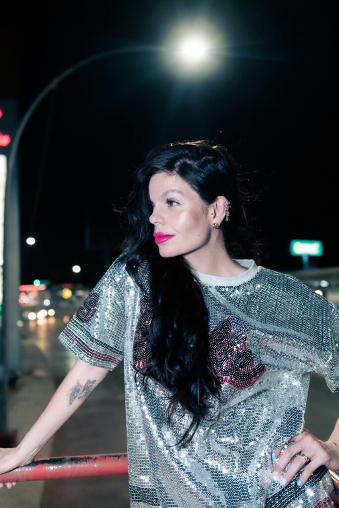 Glittery Concert Outfit