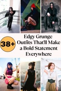 38+ Edgy Grunge Outfits That'll Make a Bold Statement 8 Grunge Outfits Pins