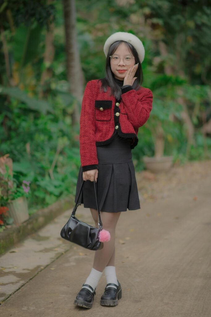 Korean Tennis Skirt Outfit