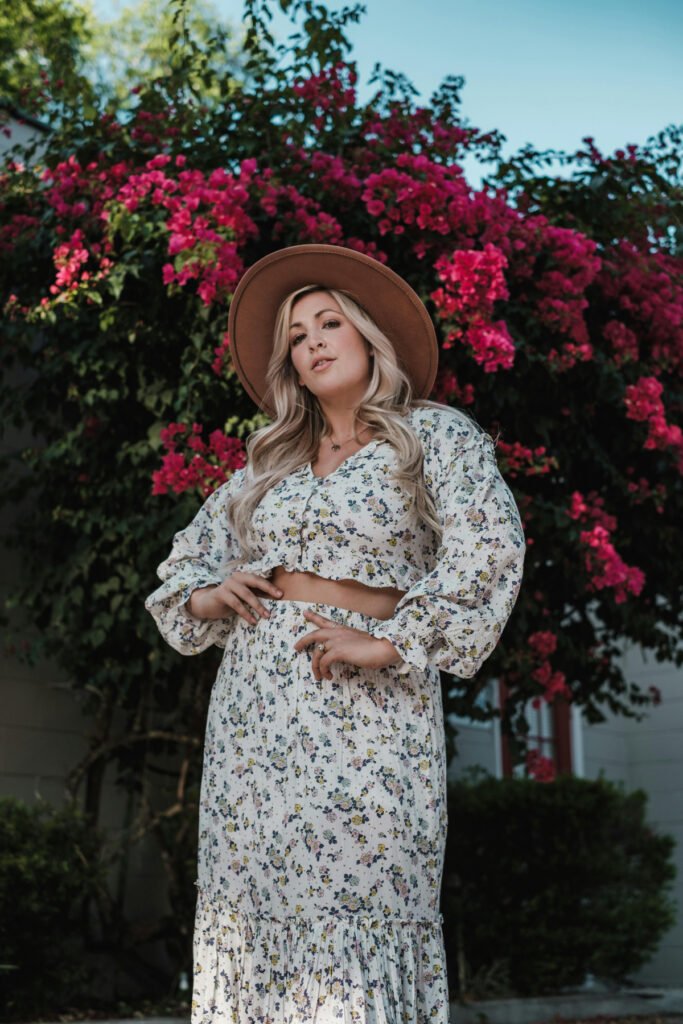 Plus Size Curvy Garden Party Outfit