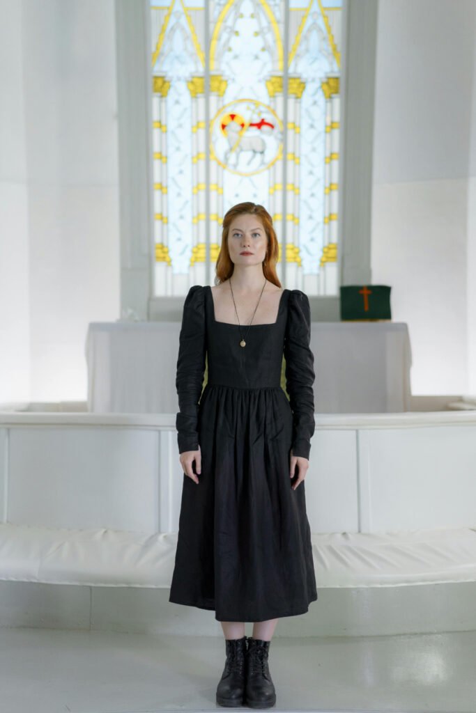 All Black Church Outfit