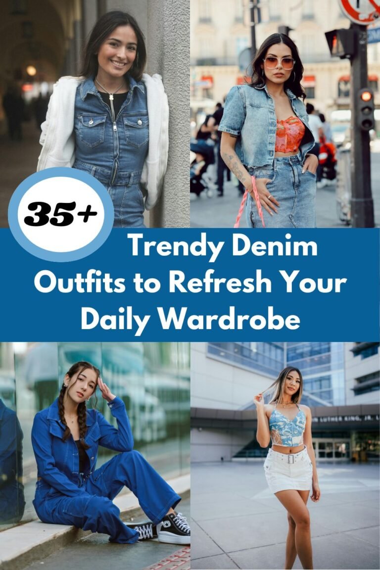 35+ Trendy Denim Outfits to Refresh Your Daily Wardrobe 7 Denim Outfits Pins