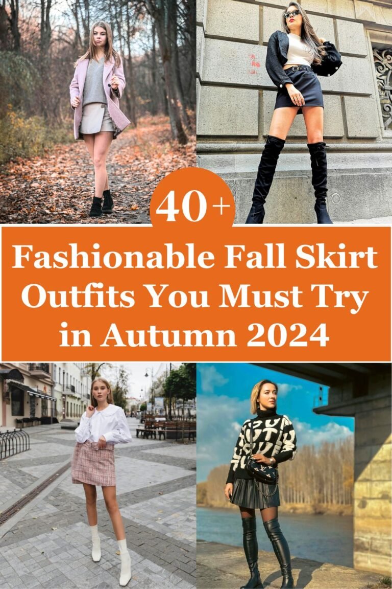 Fall Skirt Outfits 1