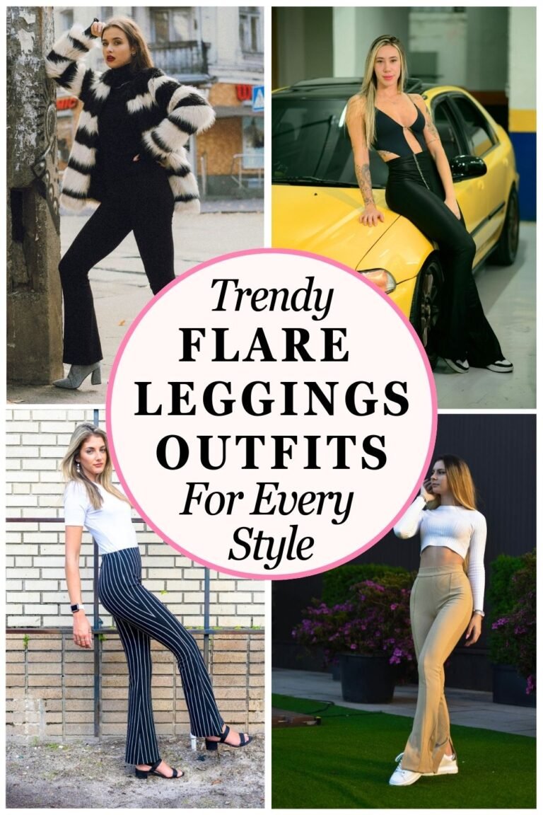 30+ Fashion-Forward Flare Leggings Outfits For Every Style 2 Flare Leggings Outfits