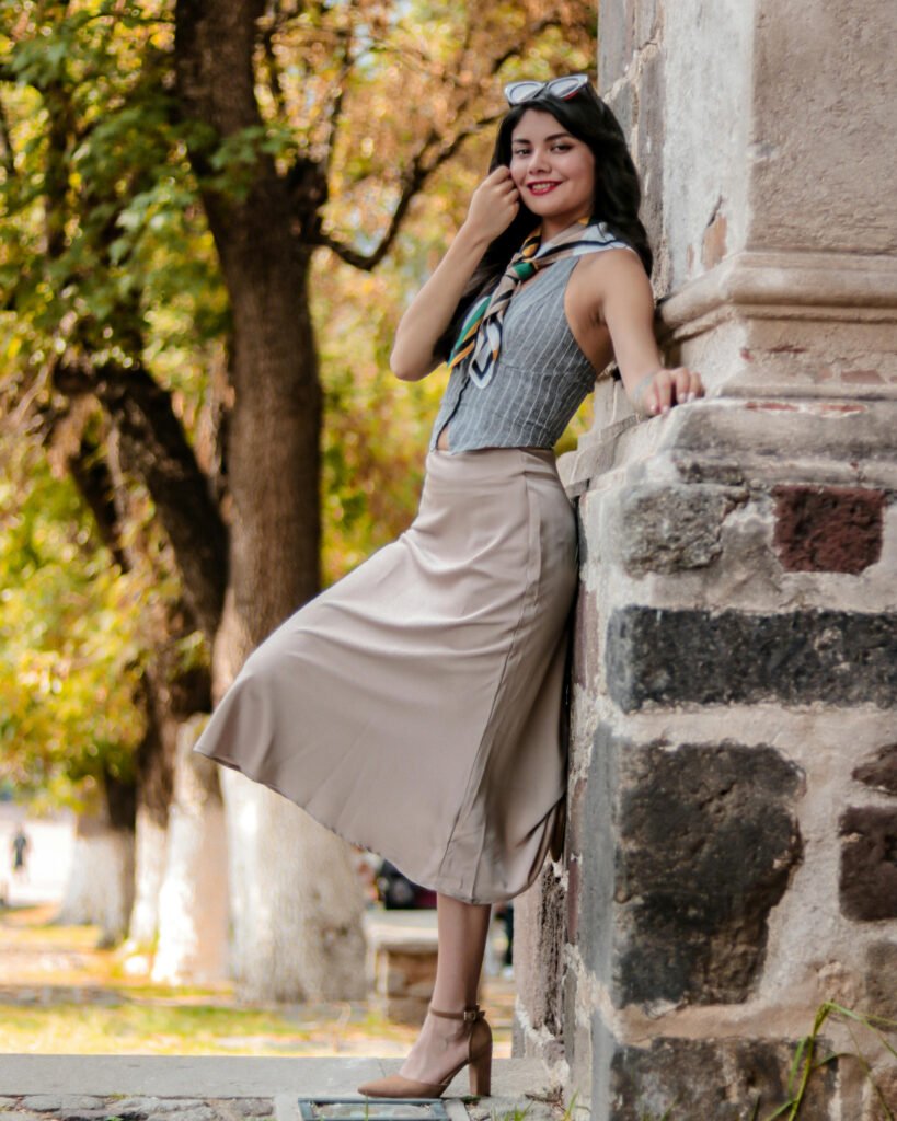 Long Fall Skirt Outfit (1)