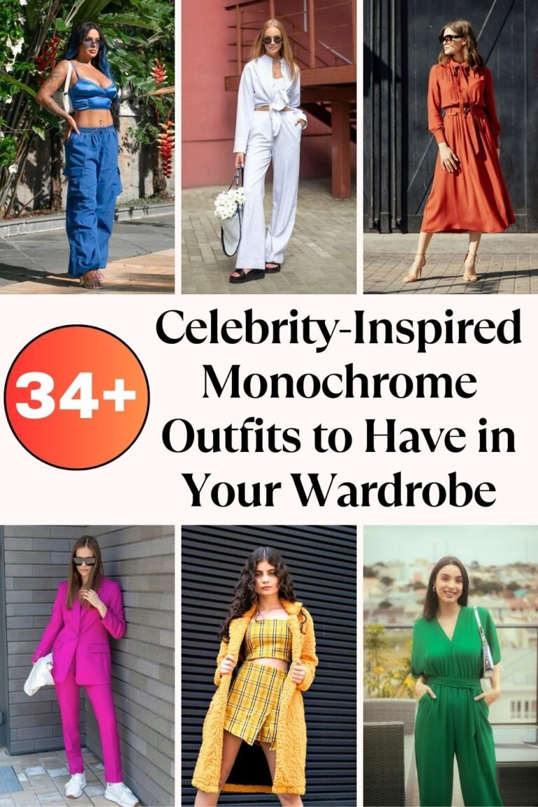 34+ Celebrity-Inspired Monochrome Outfits You Must Try 6 Monochrome Outfits