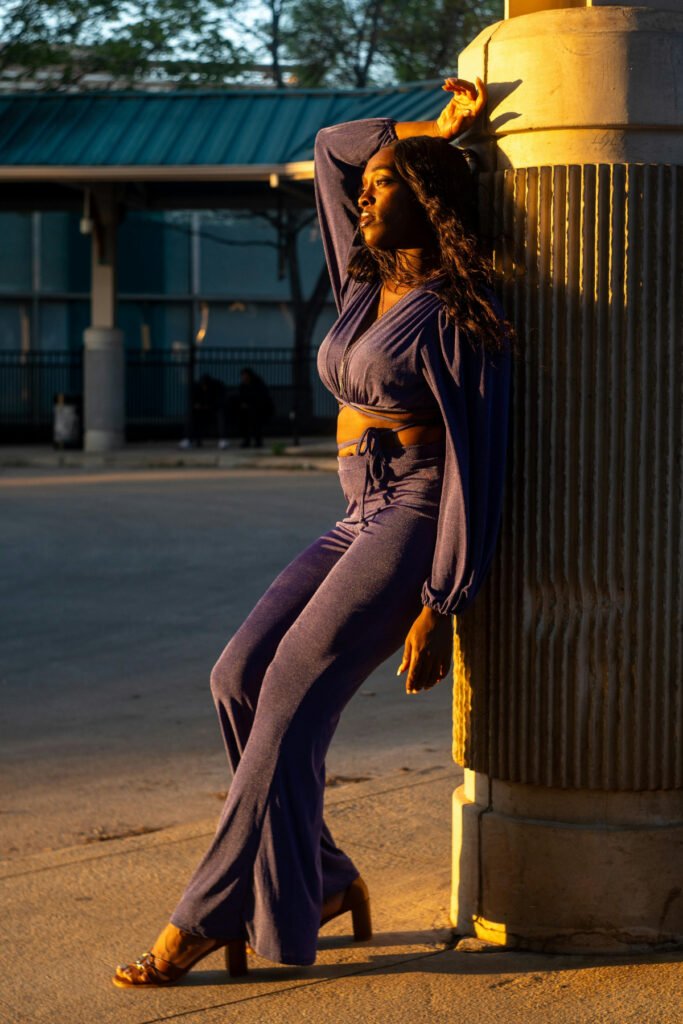 Night Out Flare Leggings Outfit (1)