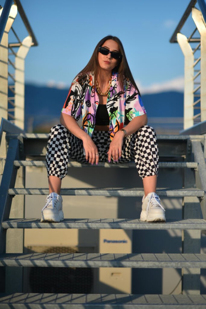 Quirky Sweatpants Outfit