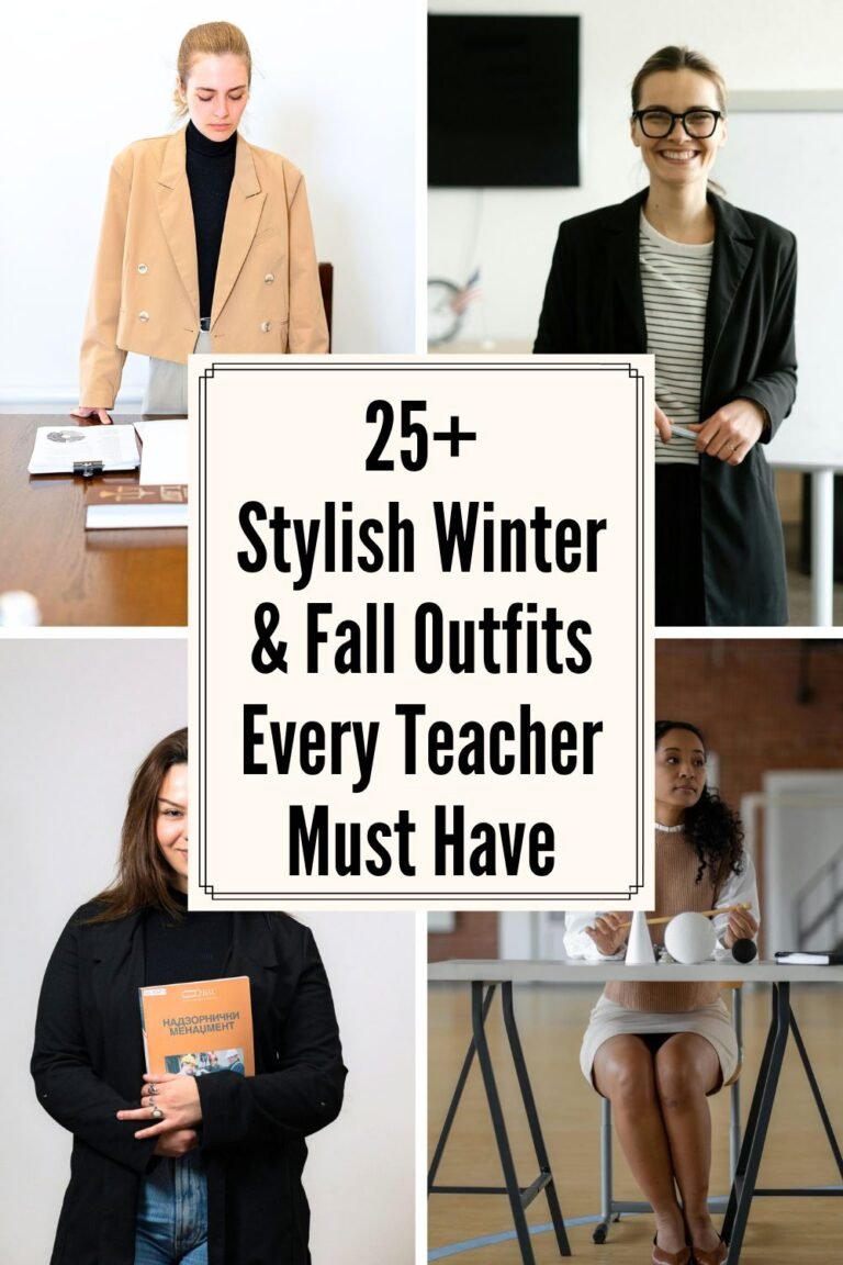 25+ Stylish Winter (And Fall) Outfits Every Teacher Must Have 5 Winter Teacher Outfits