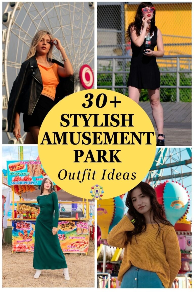 30+ Fashionable Amusement Park Outfits For a Stylish Day Out 8 Amusement Park Outfits Pins
