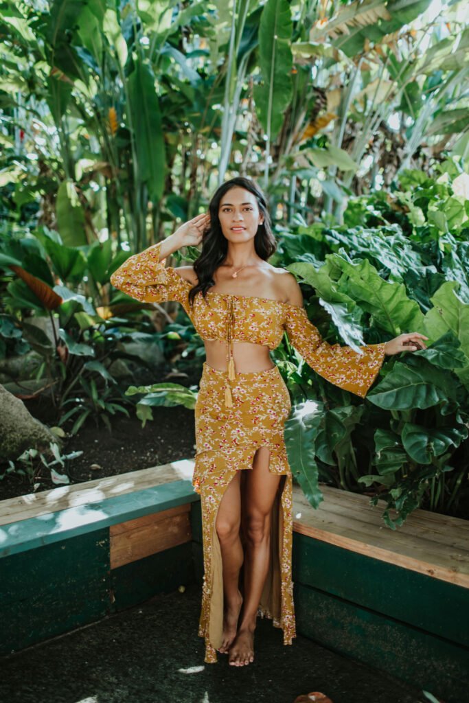 Asymmetric Co-ord Bali Vacation Outfit