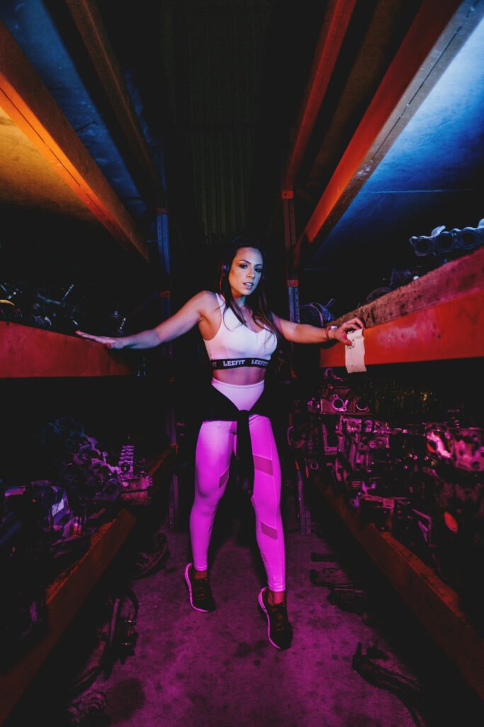 Athleisure Glow Party Outfit