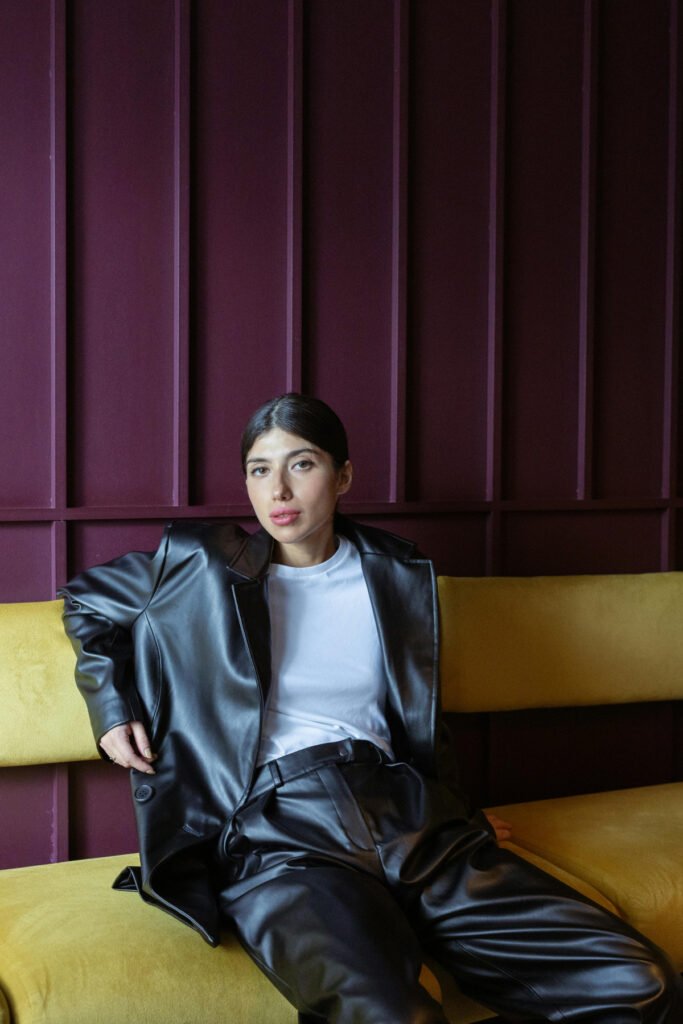 Balanced Leather Outfit