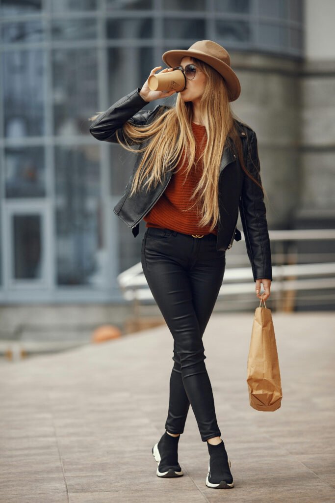 Casual Daytime Leather Outfit