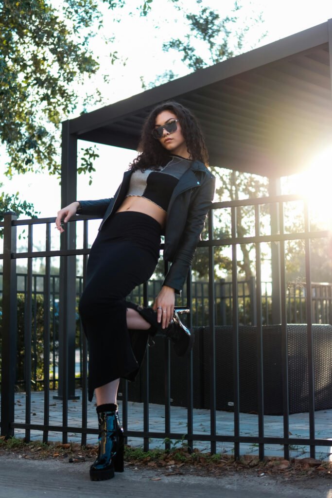 Concert Style Leather Outfit