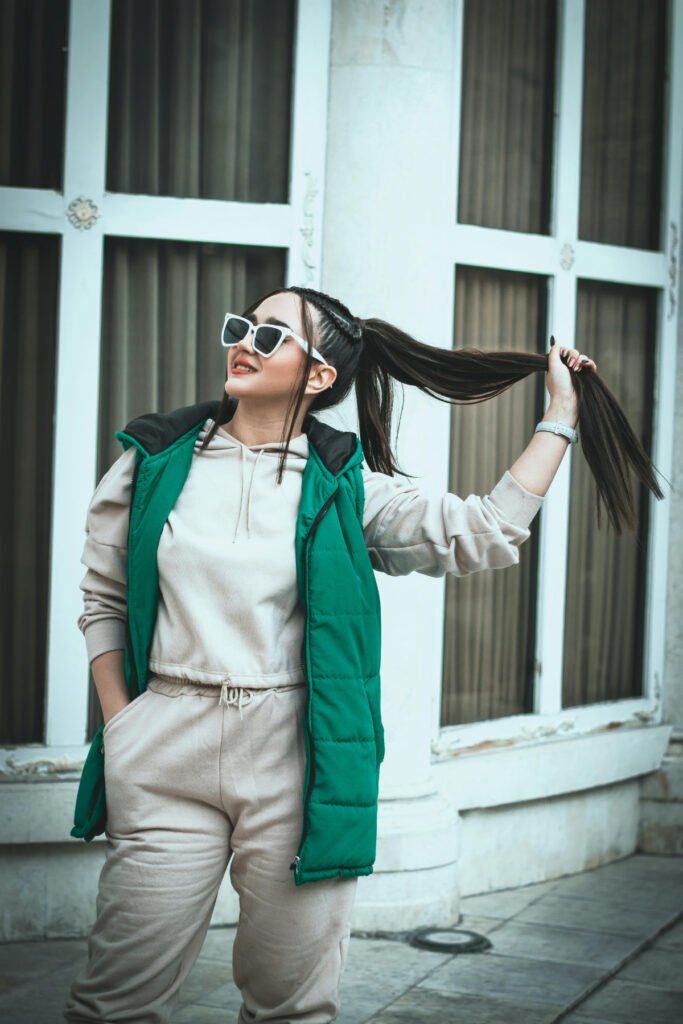 Contemporary Puffer Vest Outfit