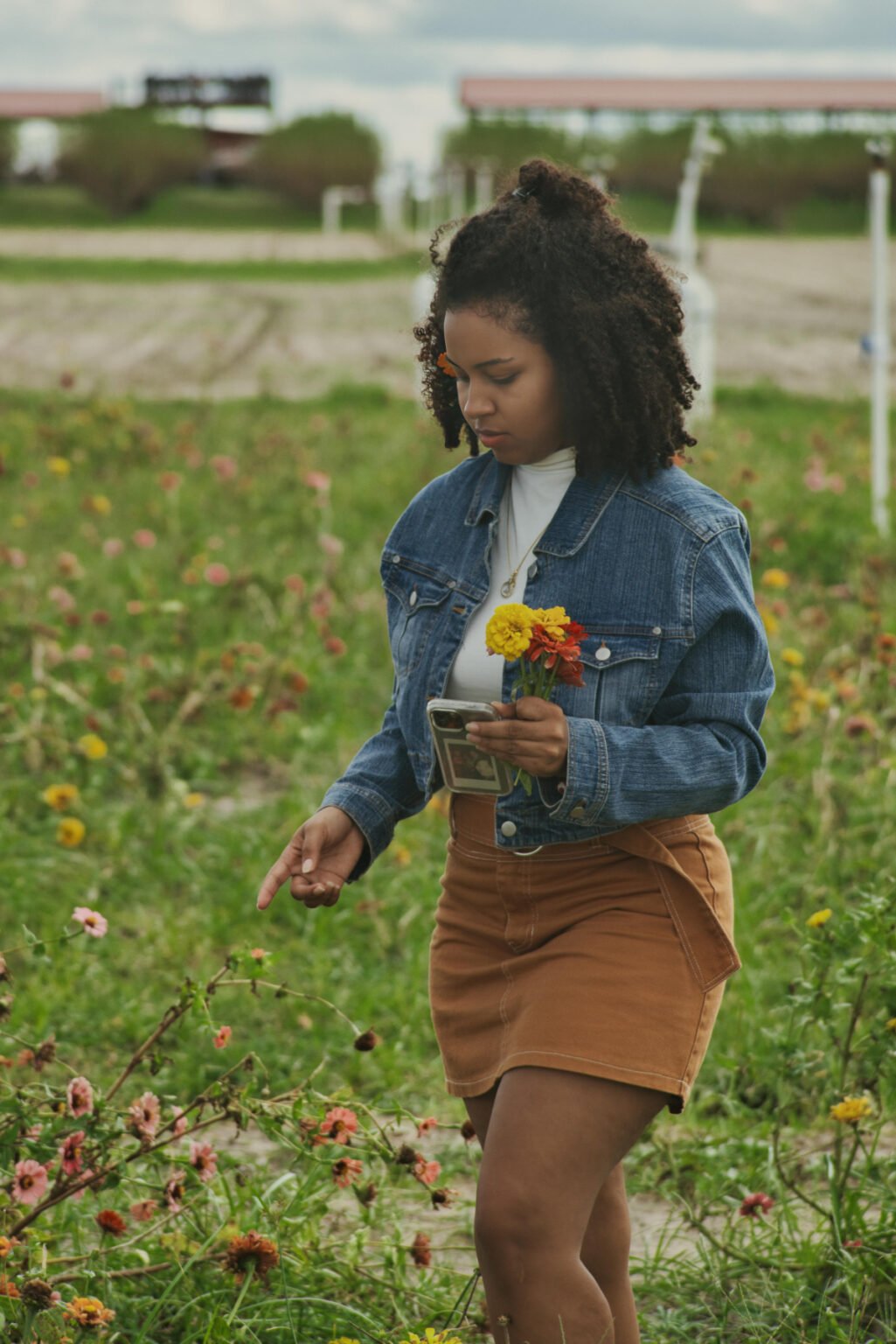 Denim Mini Skirt