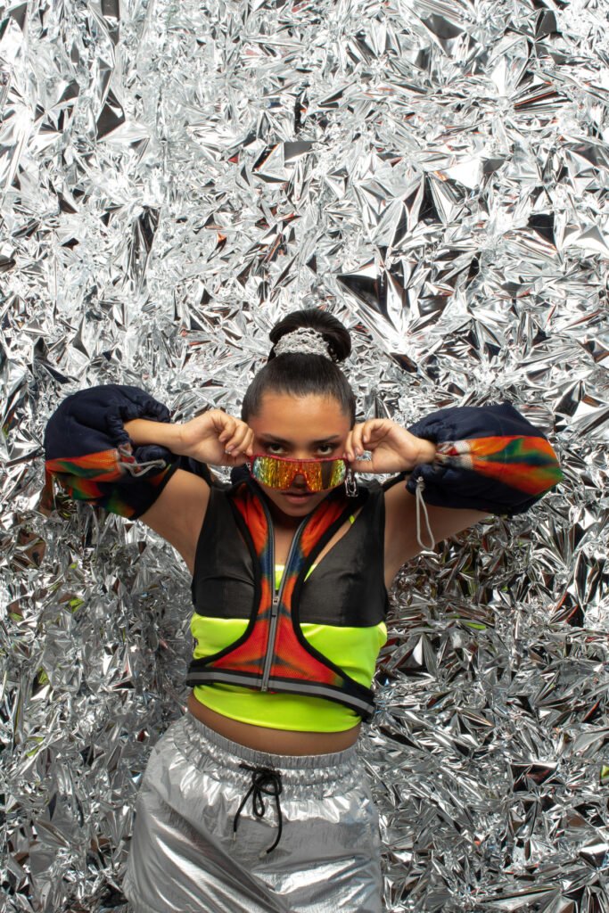 Disco Fusion Glow Party Outfit