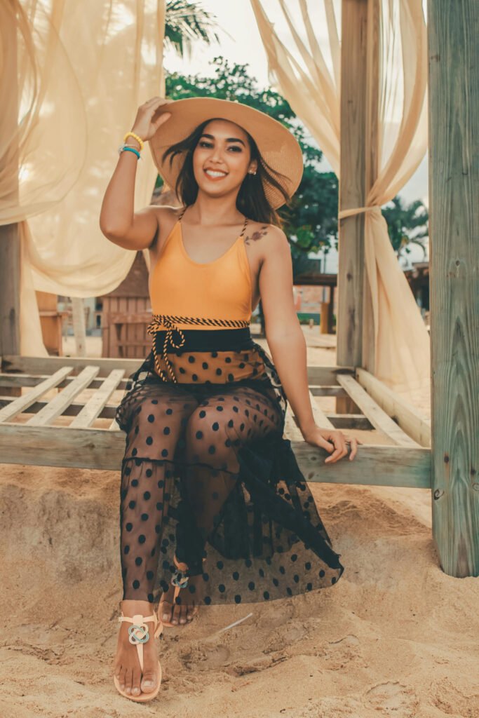 Elegant Beach Style Bali Vacation Outfit