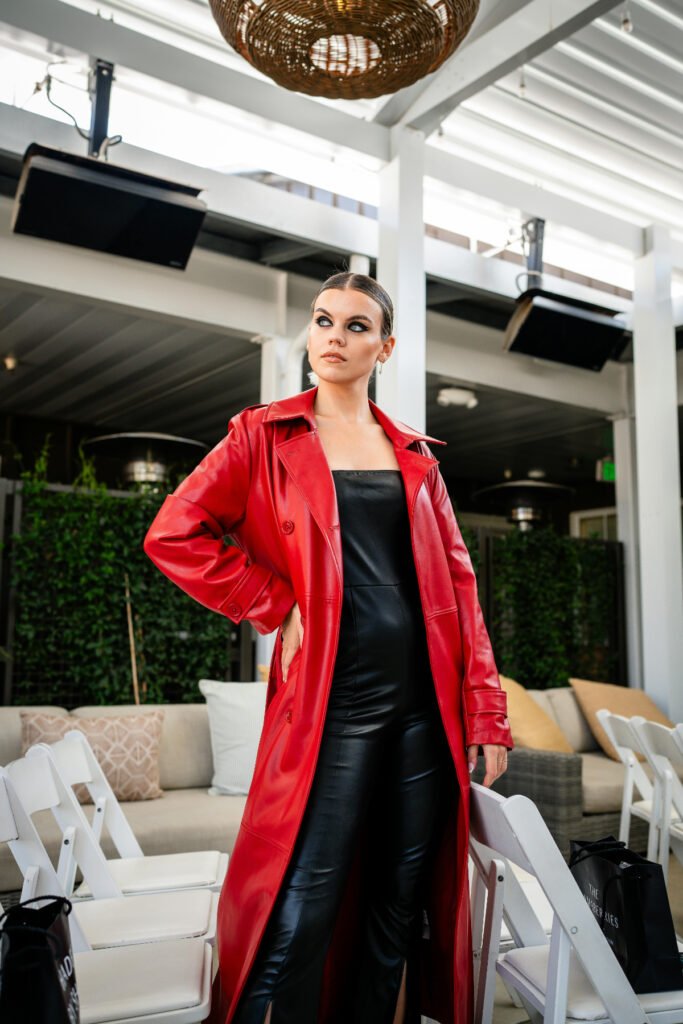 Fancy Hangout Leather Outfit