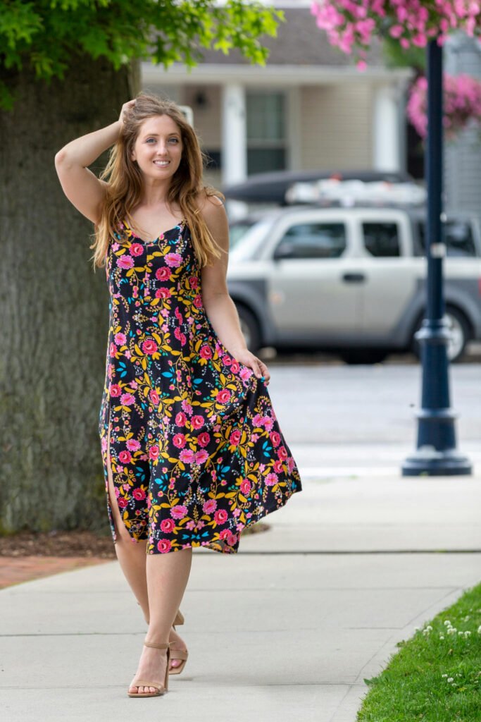 Floral Baby Shower Outfit