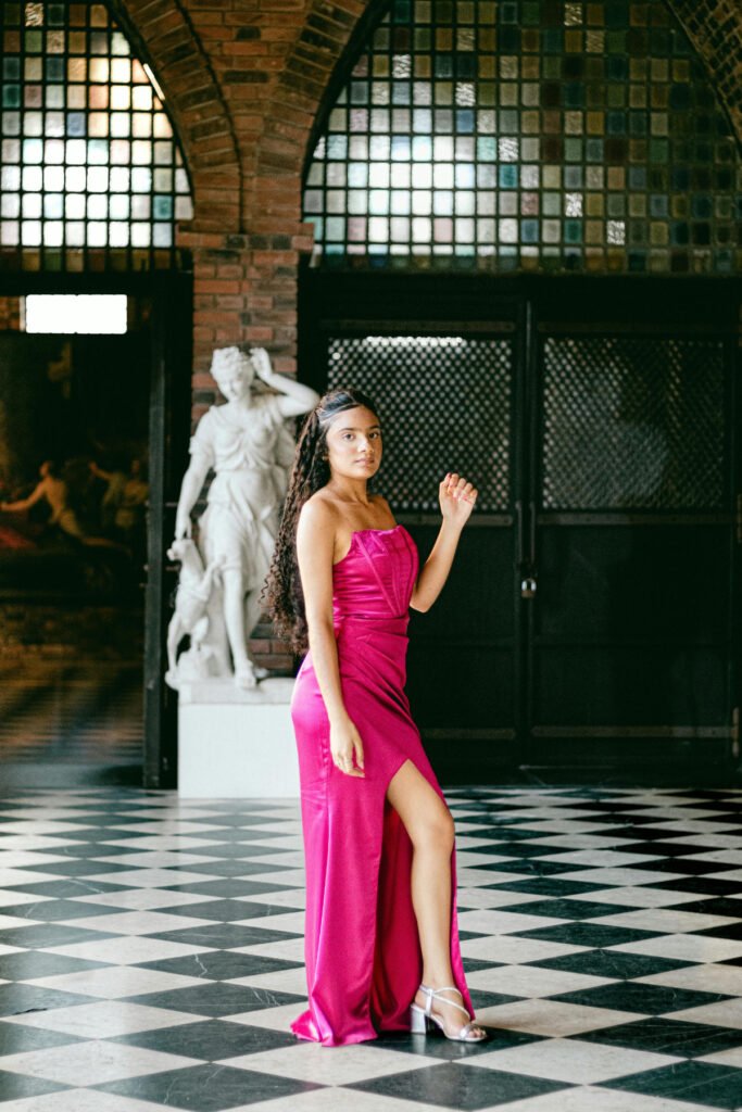 Form Fitting Wedding Guest Outfit