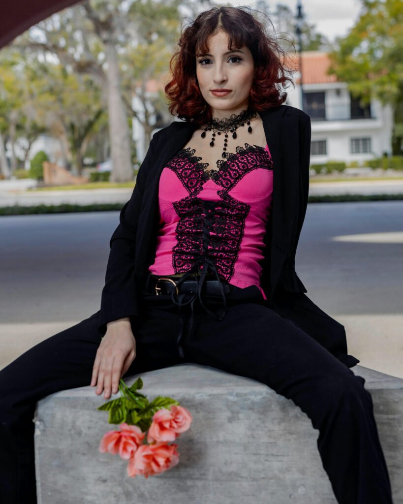Formal Goth Corset Outfit