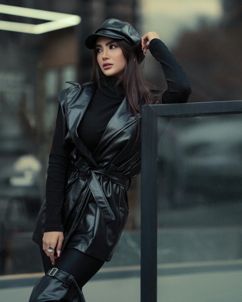 Futuristic Leather Outfit