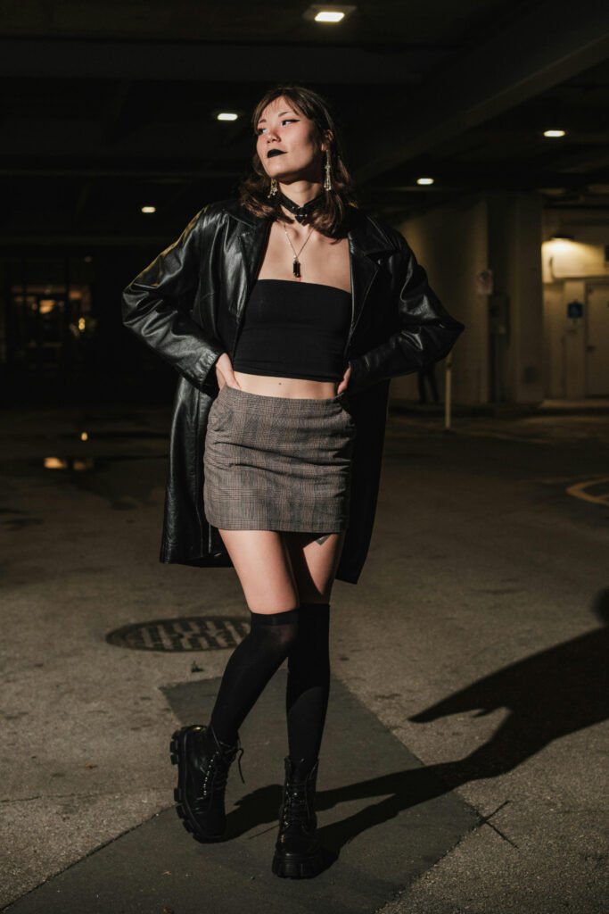 Minimal Grunge Night Out Outfit