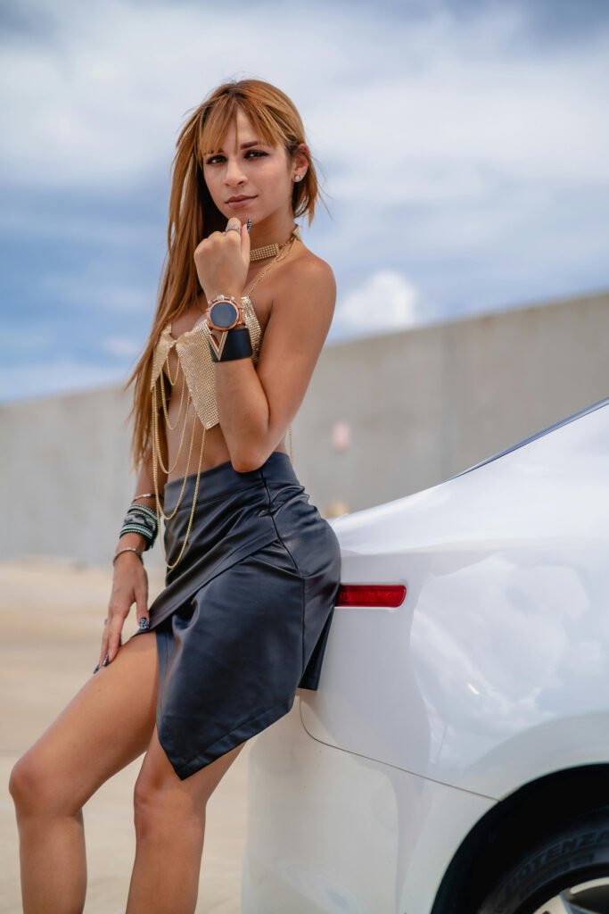 Rave Leather Skirt Outfit