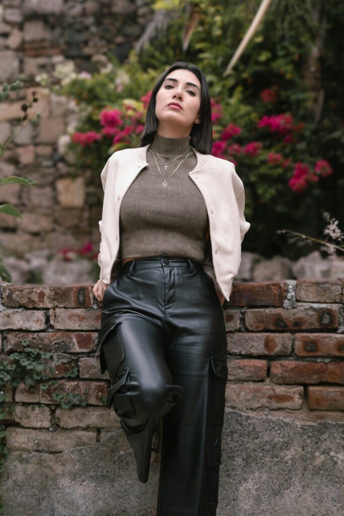 Semi-formal Leather Outfit