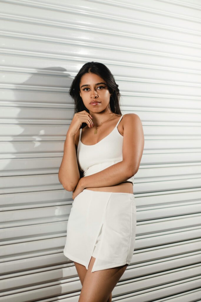 Simple White Skirt Outfit