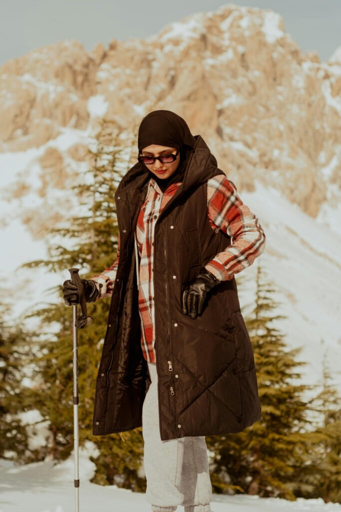 Ski Style Puffer Vest Outfit
