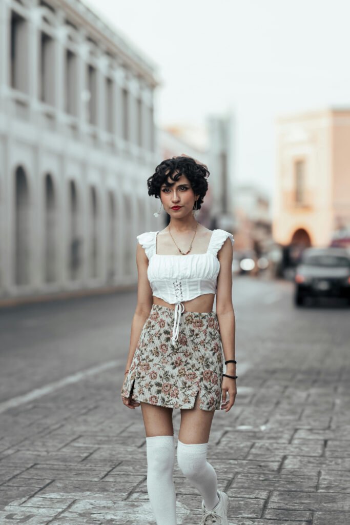 Springtime Mini Skirt Outfit