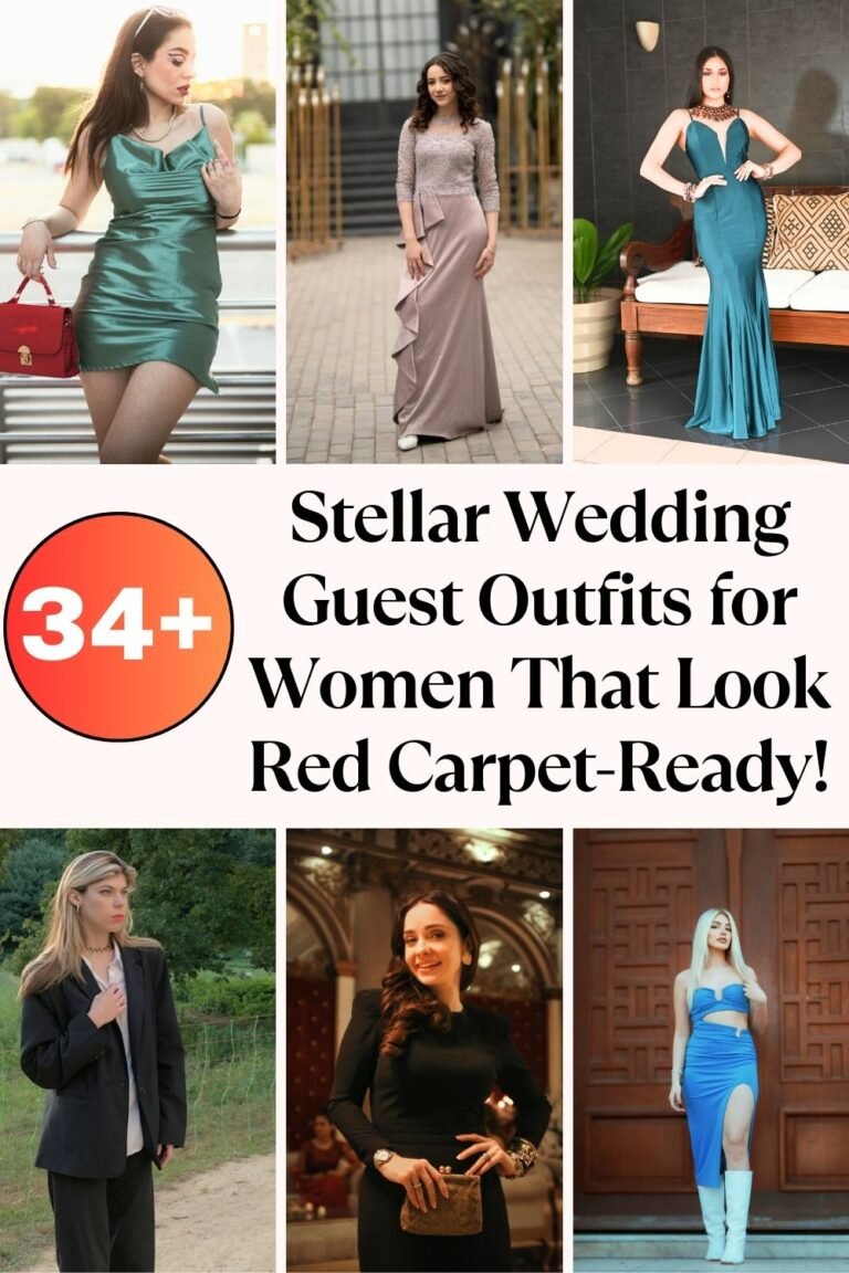34+ Stellar Wedding Guest Outfits That'll Look Red Carpet-Ready 7 Wedding Guest Outfits Pins