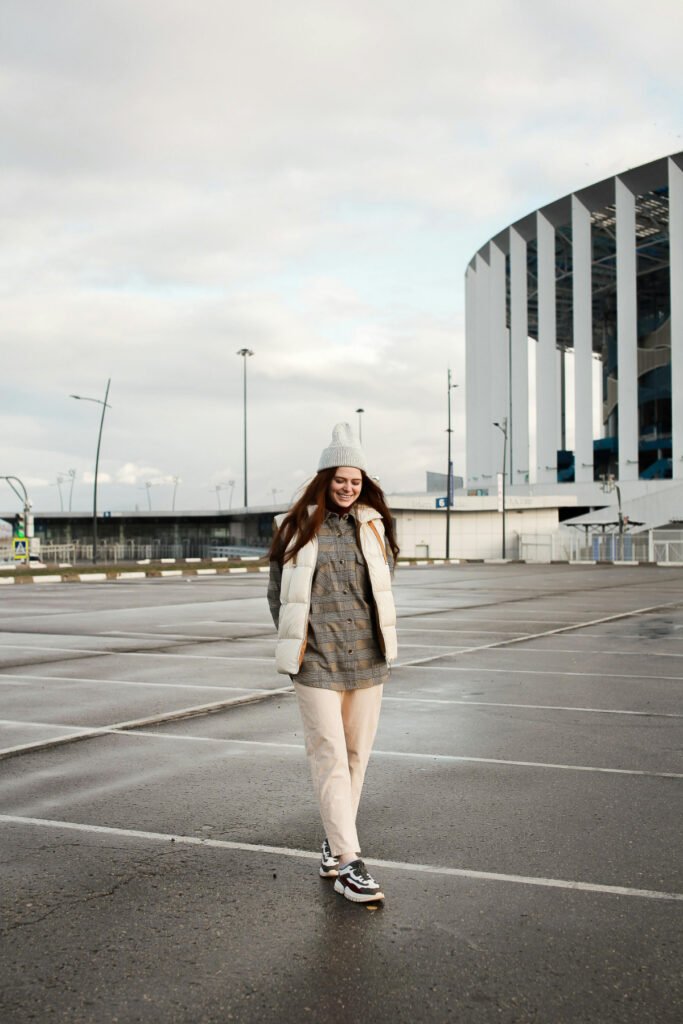 Winter Hangout Puffer Vest Outfit