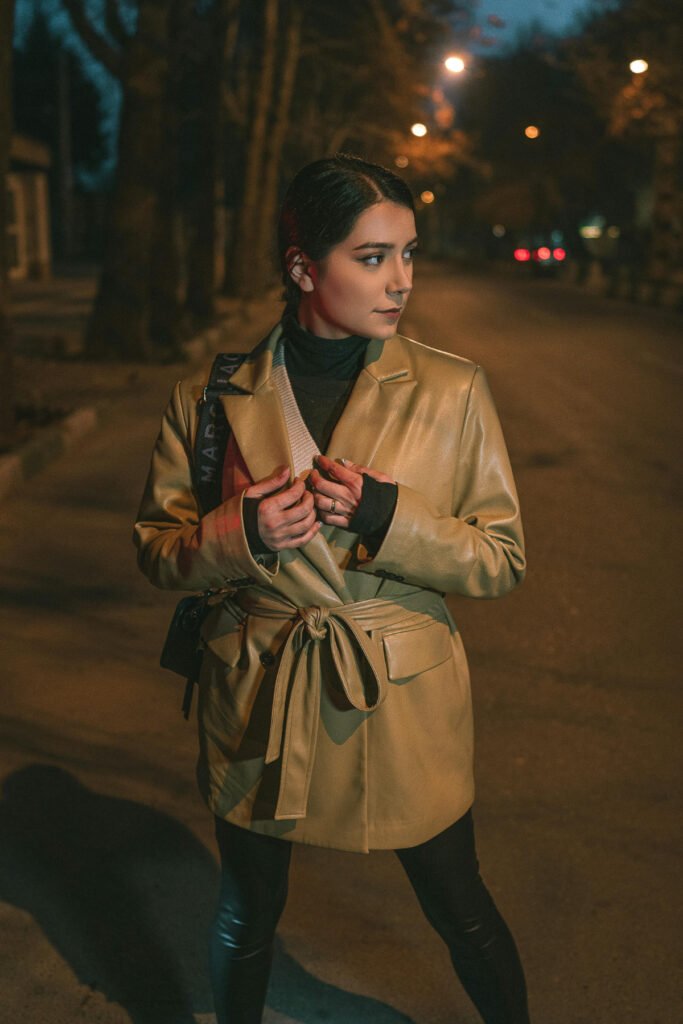 Wintertime Club Leather Outfit