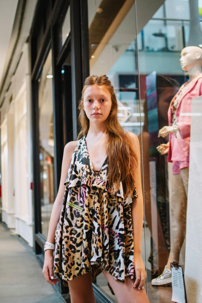 Asymmetric Leopard Print Outfit