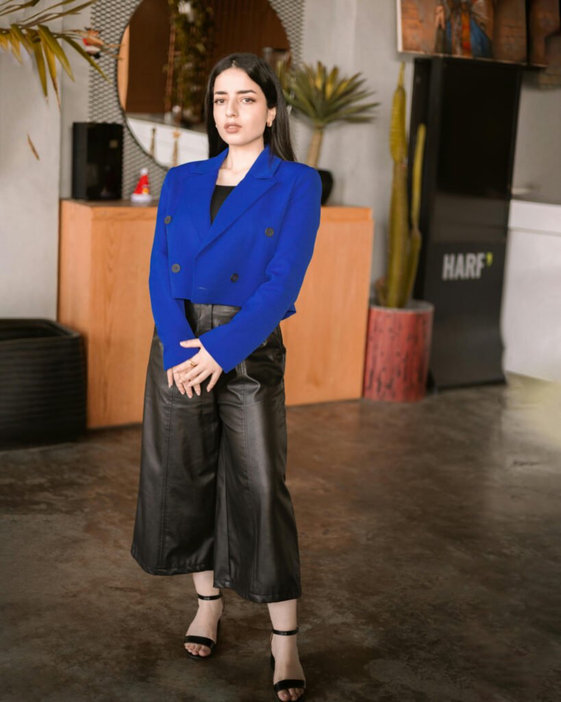 Baggy Formal Leather Pants Outfit